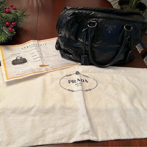 Prada Nappa Antique Leather Bag